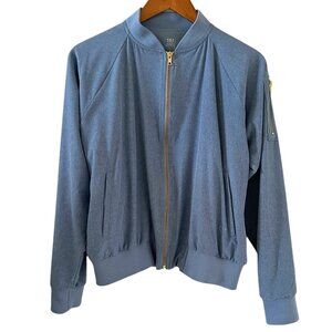 Albion Bomber Jacket In Blue Size L